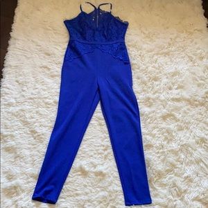 Royal Blue Jumpsuit